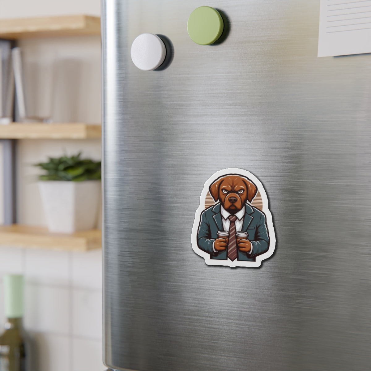 Need More Coffee Dog Magnet