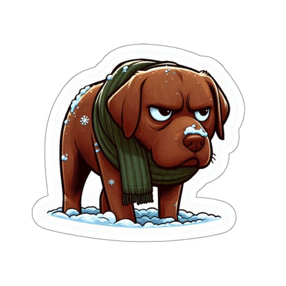 Snow Place Like Home Dog Sticker