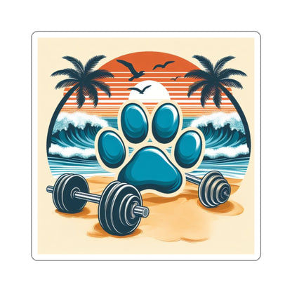 Paws For A Coffee Sticker - Grounds & Gains