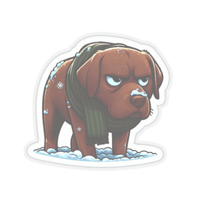 Snow Place Like Home Dog Sticker