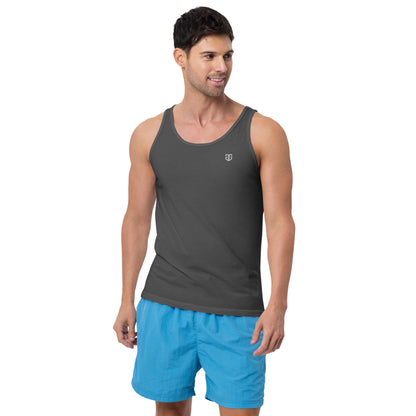 Grungy Grounds and Gains Tank Top Men's