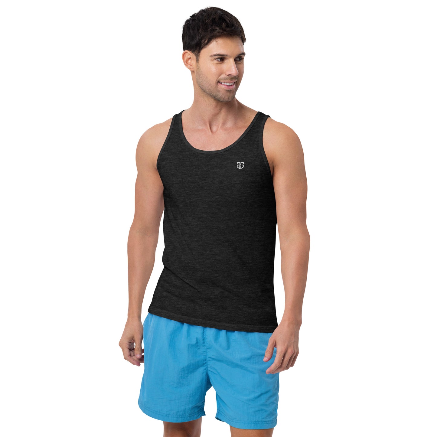 Grungy Grounds and Gains Tank Top Men's