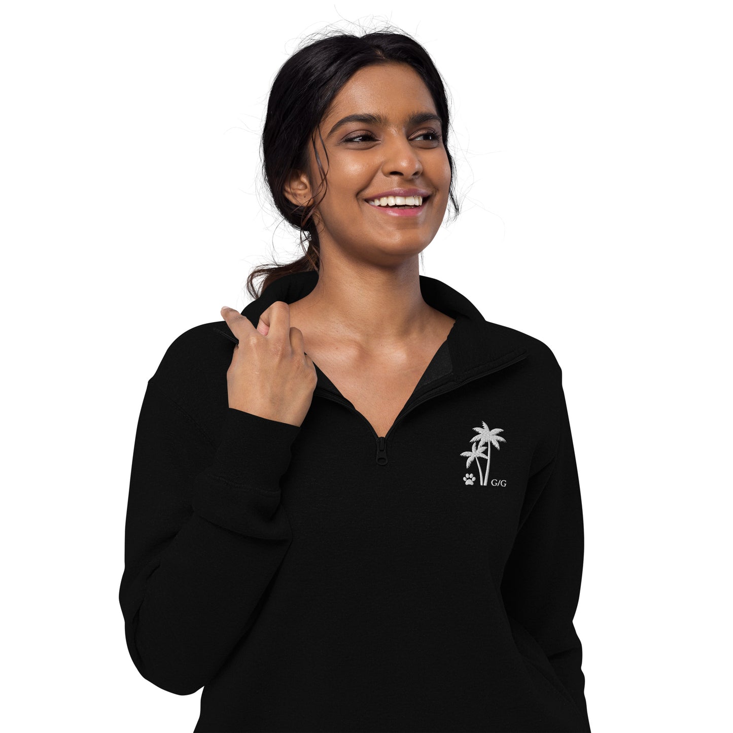 Palms and Paws Fleece Pullover - Grounds & Gains