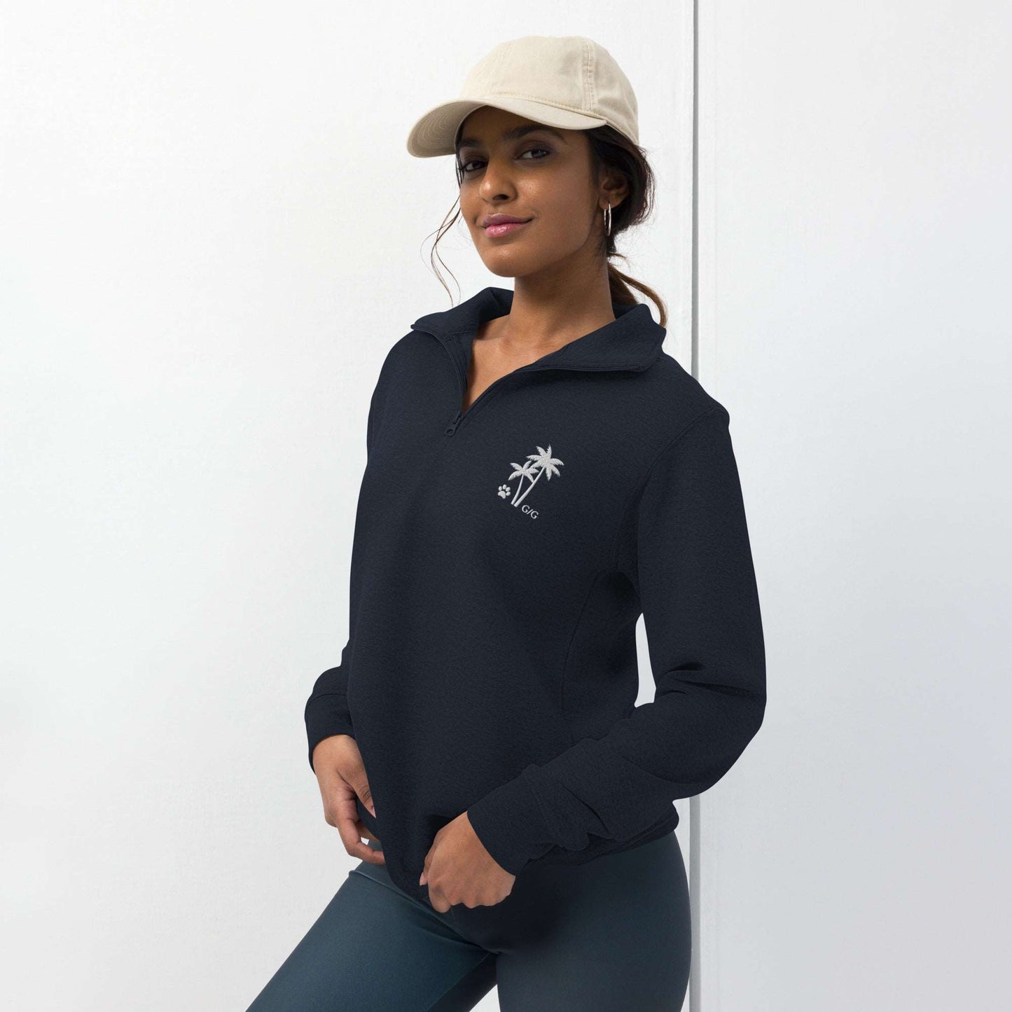 Palms and Paws Fleece Pullover - Grounds & Gains