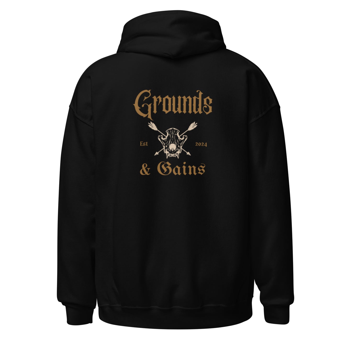 Grungy Grounds and Gains Hoodie