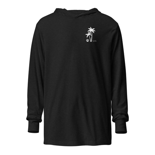 Palms and Paws Hooded Long Sleeve - Grounds & Gains