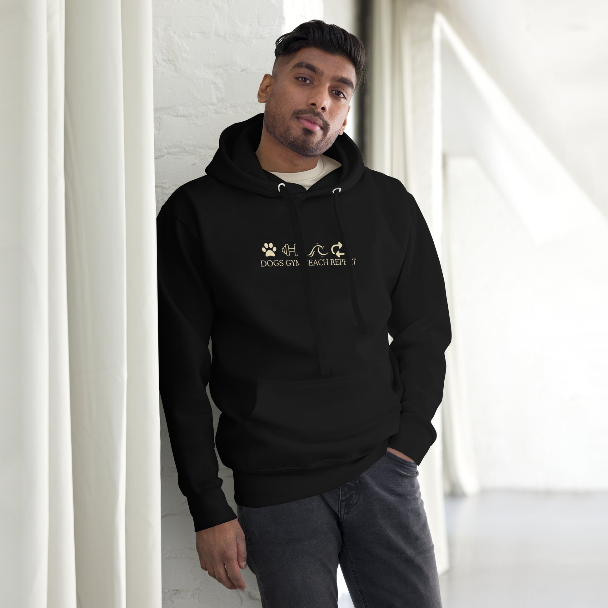 Dogs Gym Beach Hoodie - Grounds & Gains