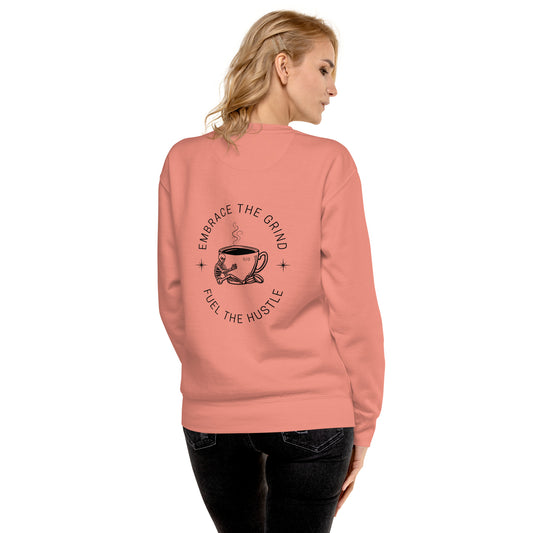 Caffeine Embrace Skeleton Coffee Women's Sweatshirt