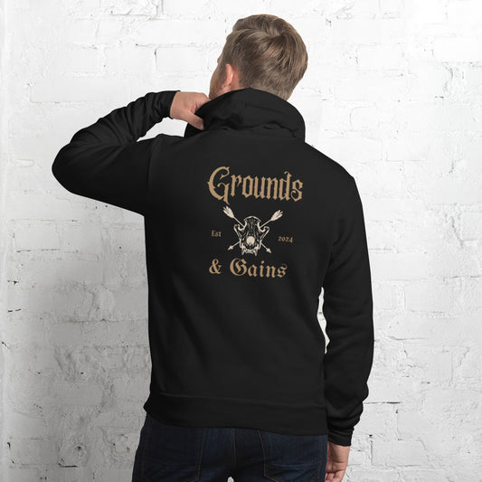 Grungy Grounds and Grains Hoodie