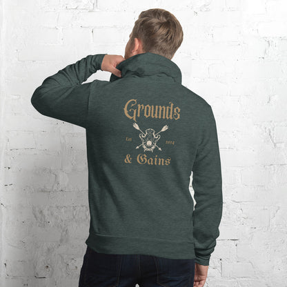 Grungy Grounds and Grains Hoodie