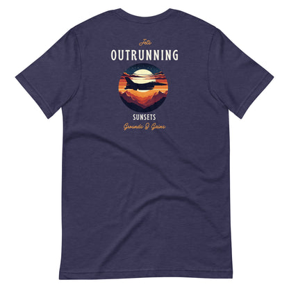 Outrunning Sunsets F-16 Shirt