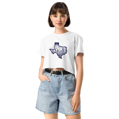 Simple Texas Crop Top Women's