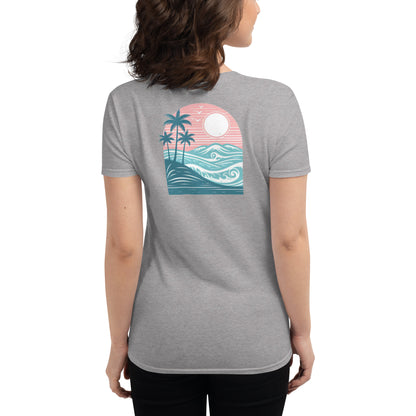 Pink Sands Women's Cut T-Shirt