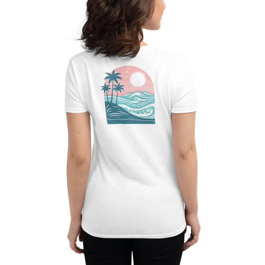 Pink Sands Women's Cut T-Shirt