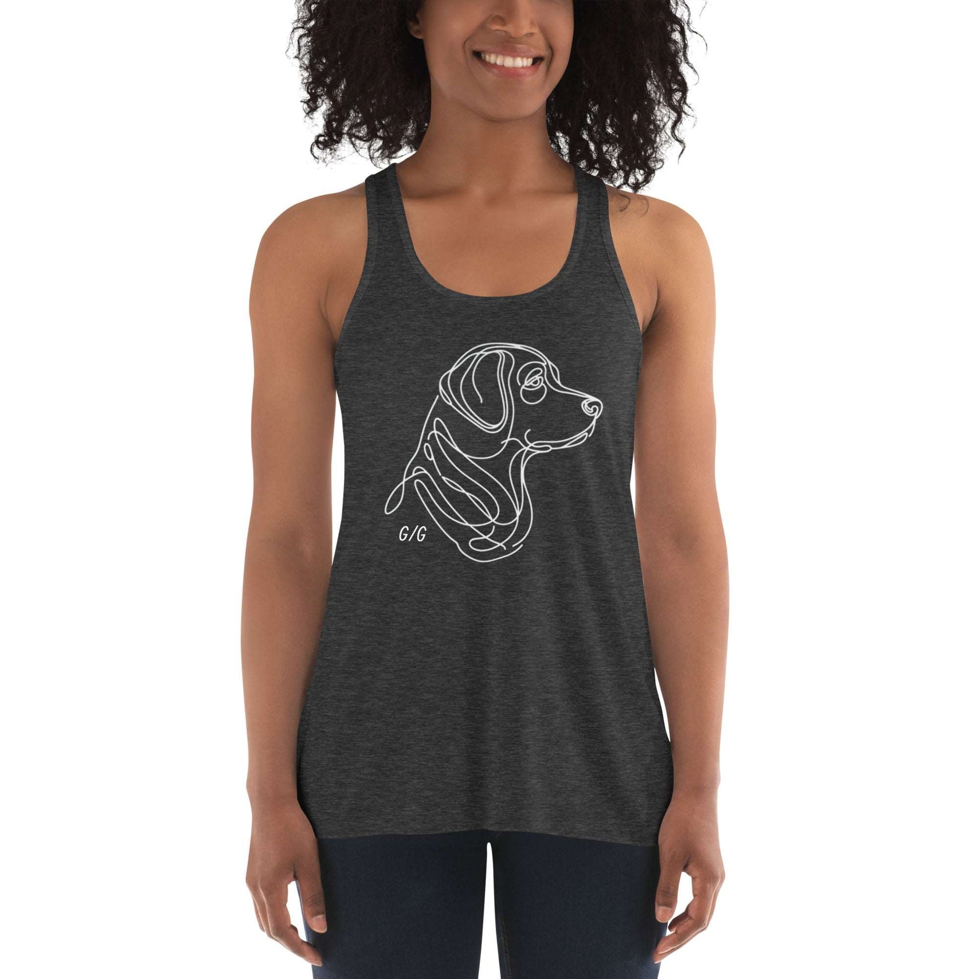 Women's Distinguished Dog Racerback - Grounds & Gains