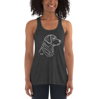 Women's Distinguished Dog Racerback - Grounds & Gains