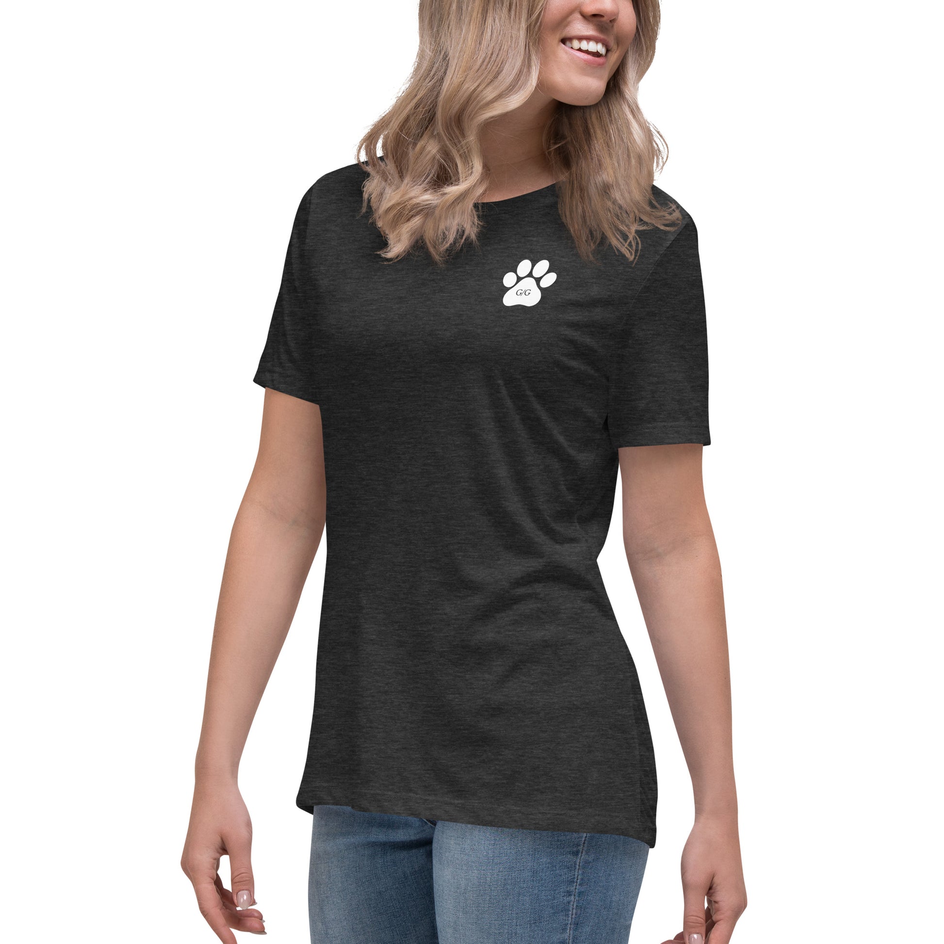 Women's Paw Print T-Shirt - Grounds & Gains