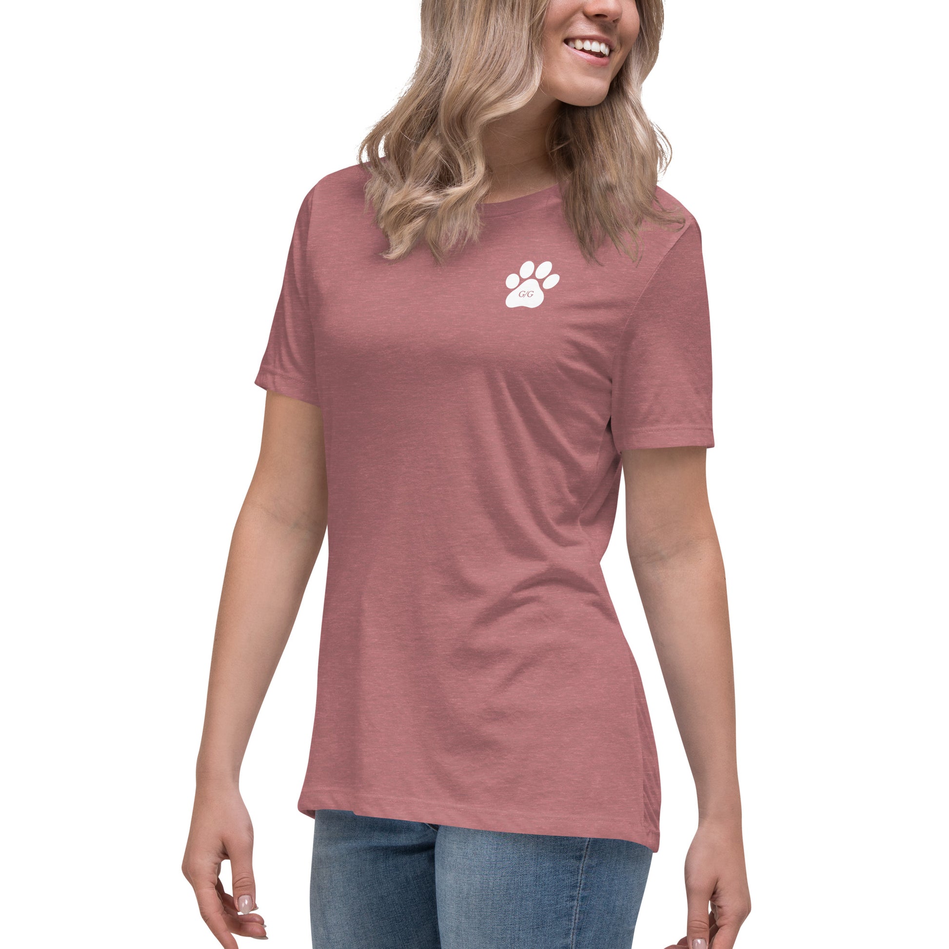 Women's Paw Print T-Shirt - Grounds & Gains